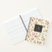   Monogram Floral Journal Notitieboek (Binnen)