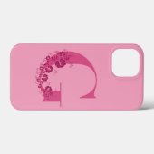 Monogram Floral Letter G iPhone Case (Achterkant (horizontaal))