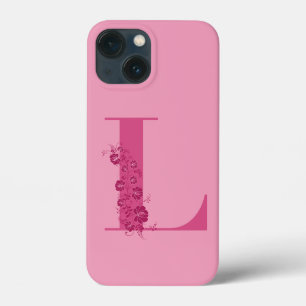 Monogram Floral Letter L iPhone Case