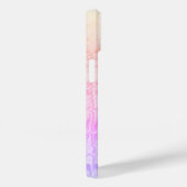 Monogram Floral Square Windows Waterverf Purples Case-Mate iPhone Case (Achterkant / Rechts)