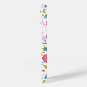 Monogram Floral Waterverf Case-Mate iPhone Case (Achterkant / Links)