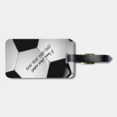 Monogram Football Voetbal Bagagelabel (Achterkant horizontaal)