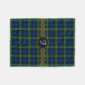 Monogram Forbes Tartan Fleece Deken (Voorkant (Horizontaal))