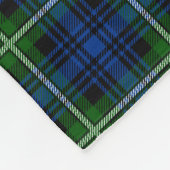 Monogram Forbes Tartan Fleece Deken (Hoek)