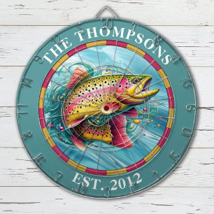 Monogram forelvliegvisser dartbord
