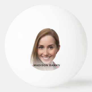 Monogram Foto Leuk Fab Cool Ping Pong Ball
