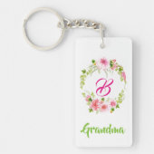 Monogram Foto Sleutelhanger (Voorkant)