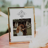  monogram foto | Tabelnummer Kaart