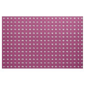 Monogram fuchsia stof (Yard (91,4 cm))