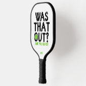 Monogram Funny Typografie Pickleball Player Pickleball Paddle (Links)