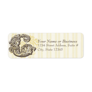 Monogram G Etiket