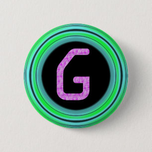 Monogram "G" Ronde Button 5,7 Cm