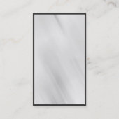 Monogram Geel Button Patroon Grijs Visitekaartje (Achterkant)