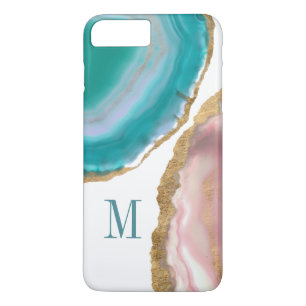 Monogram   Gem Stones I iPhone 8 Plus / 7 Plus Hoesje