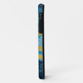Monogram Geode Agate Gemstone Blue en Gold Case-Mate iPhone Case (Achterkant/links)
