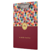 Monogram Geometrisch Matig Hexagon Klembord (Links)