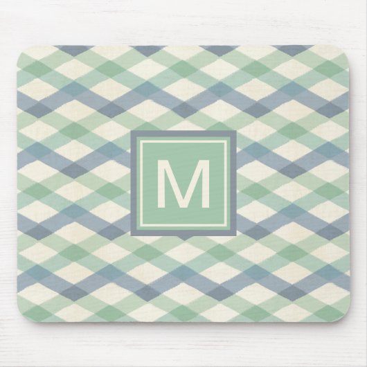Monogram | Geometrisch pasteipatroon Muismat (Voorkant)