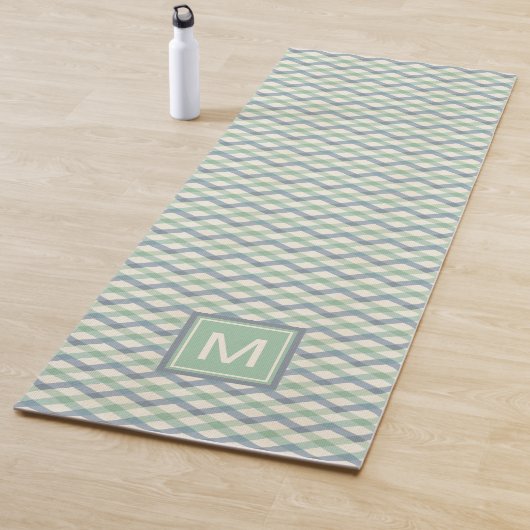 Monogram | Geometrisch pasteipatroon Yogamat (In situ)