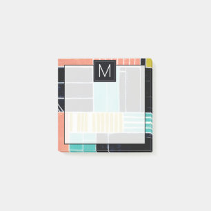Monogram   Geometrische blokken Post-it® Notes