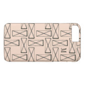 Monogram | Geometrische rechthoek X Ontwerp Case-Mate iPhone Case (Achterkant (Horizontaal))