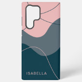 Monogram gepersonaliseerd Abstract Samsung Galaxy Hoesje (Achterkant)