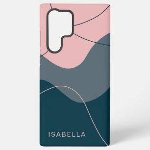 Monogram gepersonaliseerd Abstract Samsung Galaxy Hoesje