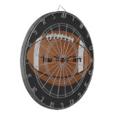 Monogram gepersonaliseerd football dartbord (Voorkant Links)