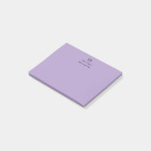 Monogram Gepersonaliseerd Initialen Naam en titel Post-it® Notes (Schuin)