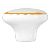 Monogram gepersonaliseerd Modern #5 Keramische Knop (Zijkant)