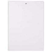 Monogram gepersonaliseerd roze Initiaal klembord (Achterkant)