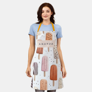 Monogram Gepersonaliseerd Schattige Popsicle Patro Schort