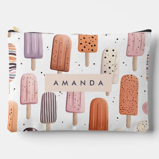 Monogram Gepersonaliseerd Schattige Spring Tulip P Etui (Voorkant)