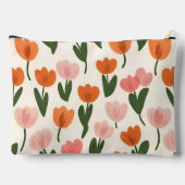 Monogram Gepersonaliseerd Schattige Spring Tulip P Etui (Achterkant)