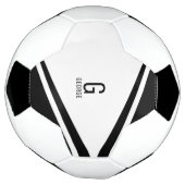 Monogram gepersonaliseerd Voetbal (Gedraaid)
