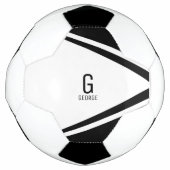 Monogram gepersonaliseerd Voetbal (Voorkant)