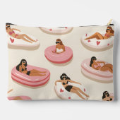 Monogram Gepersonaliseerd Zomer Zwembad Float Patr Etui (Achterkant)