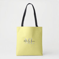 Monogram | Gepersonaliseerd zwart-geel ontwerp |