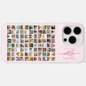 Monogram gepersonaliseerde 88 fotocollage Case-Mate iPhone case (Achterkant (horizontaal))