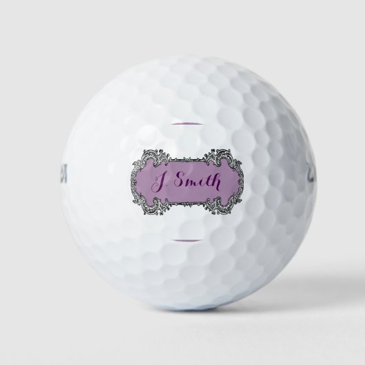  Monogram Gepersonaliseerde Golf Gift Golfballen (Voorkant)