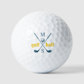Monogram . Gepersonaliseerde logo golfballen (Voorkant)