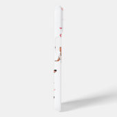 Monogram gepersonaliseerde Schattigee teckel hond Case-Mate iPhone Case (Achterkant / Rechts)