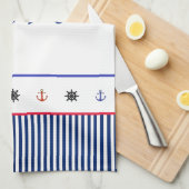 Monogram gepersonaliseerde strandhuis handdoek (Quarter Fold)