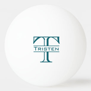 Monogram Geschenk Pingpongballen