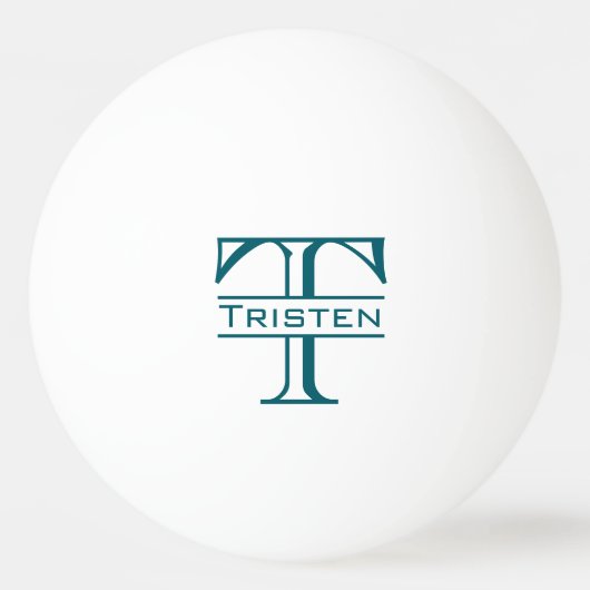 Monogram Geschenk Pingpongballen (Voorkant)