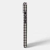 Monogram Gestileerde Chic Schotlandse ruit Case-Mate iPhone Case (Achterkant / Links)