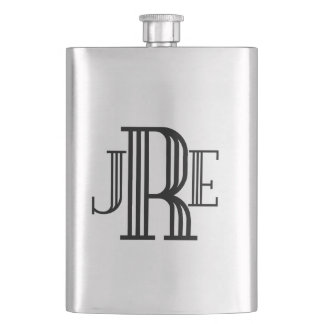 Monogram Gift Flask voor mannen -  Heupfles