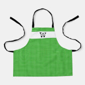 Monogram Gingham Schort (Voorkant)