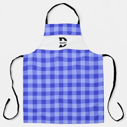 Monogram Gingham Schort (Voorkant)