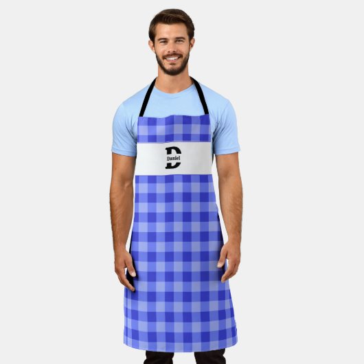 Monogram Gingham Schort (Gedragen)