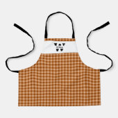 Monogram Gingham Schort (Voorkant)